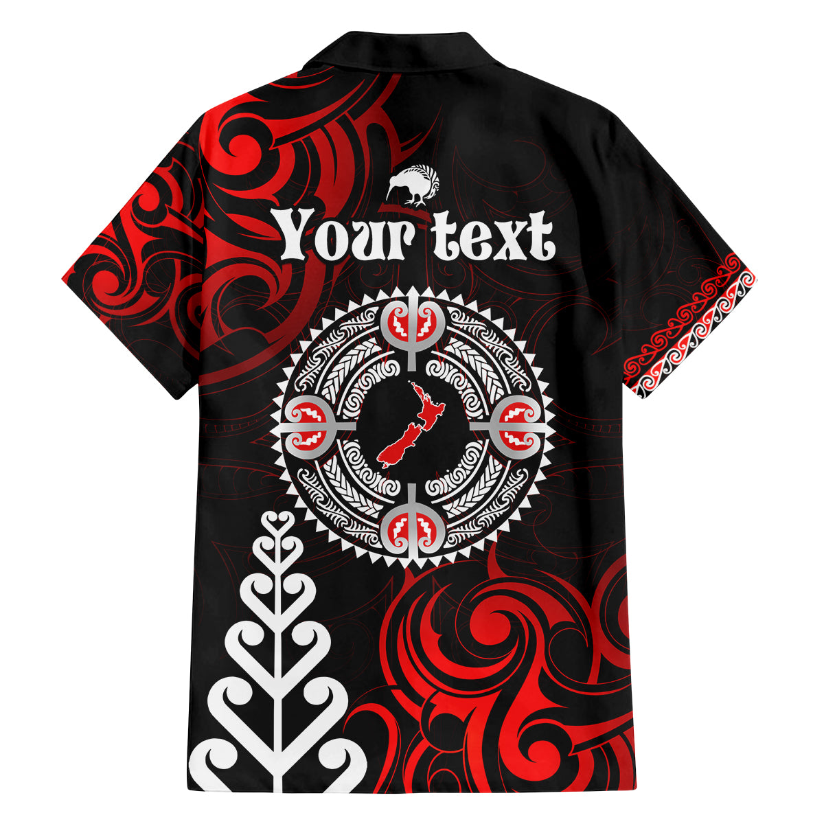 New Zealand Waitangi Day Personalised Family Matching Summer Maxi Dress and Hawaiian Shirt Aotearoa Te Ra O Waitangi With Maori Tattoo LT9 - Polynesian Pride
