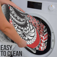 Aotearoa Maori Rugby Tribal Tattoo Bathroom Set Kowhaiwhai Taniko Patchwork Motifs - Polynesian Pride