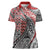 Aotearoa Maori Tribal Tattoo Women Polo Shirt Kowhaiwhai Taniko Patchwork Motifs