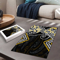 Gold Aotearoa Tukutuku Manawa Tapu Puzzle Ta Moko Toi Maori - Polynesian Pride