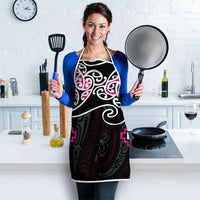 Pink Aotearoa Tukutuku Manawa Tapu Apron Ta Moko Toi Maori LT9 - Polynesian Pride
