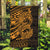 Gold Couple Dolphins Maori Polynesian Style Garden Flag
