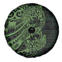 Green Couple Dolphins Maori Polynesian Style Spare Tire Cover LT9 - Polynesian Pride
