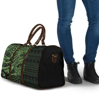 Green Couple Dolphins Maori Polynesian Style Travel Bag - Polynesian Pride