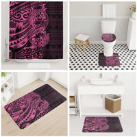 Pink Couple Dolphins Maori Polynesian Style Bathroom Set LT9 - Polynesian Pride