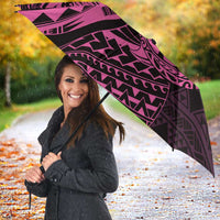 Pink Couple Dolphins Maori Polynesian Style Umbrella - Polynesian Pride