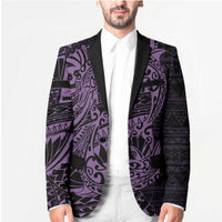 Purple Couple Dolphins Maori Polynesian Style Blazer LT9 - Polynesian Pride
