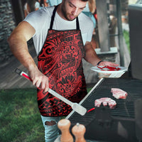 Red Couple Dolphins Maori Polynesian Style Apron LT9 - Polynesian Pride
