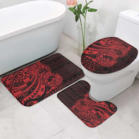 Red Couple Dolphins Maori Polynesian Style Bathroom Set LT9 - Polynesian Pride