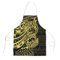 Yellow Couple Dolphins Maori Polynesian Style Apron LT9 Yellow - Polynesian Pride