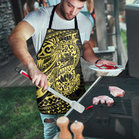 Yellow Couple Dolphins Maori Polynesian Style Apron LT9 - Polynesian Pride