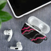 Guam Bougainvillea Lei AirPods Case Chamorro Tribal Pattern - Polynesian Pride