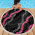 Guam Bougainvillea Lei Beach Blanket Chamorro Tribal Pattern