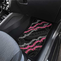 Guam Bougainvillea Lei Car Mats Chamorro Tribal Pattern