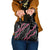 Guam Bougainvillea Lei Shoulder Handbag Chamorro Tribal Pattern