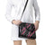 Guam Bougainvillea Lei Shoulder Handbag Chamorro Tribal Pattern