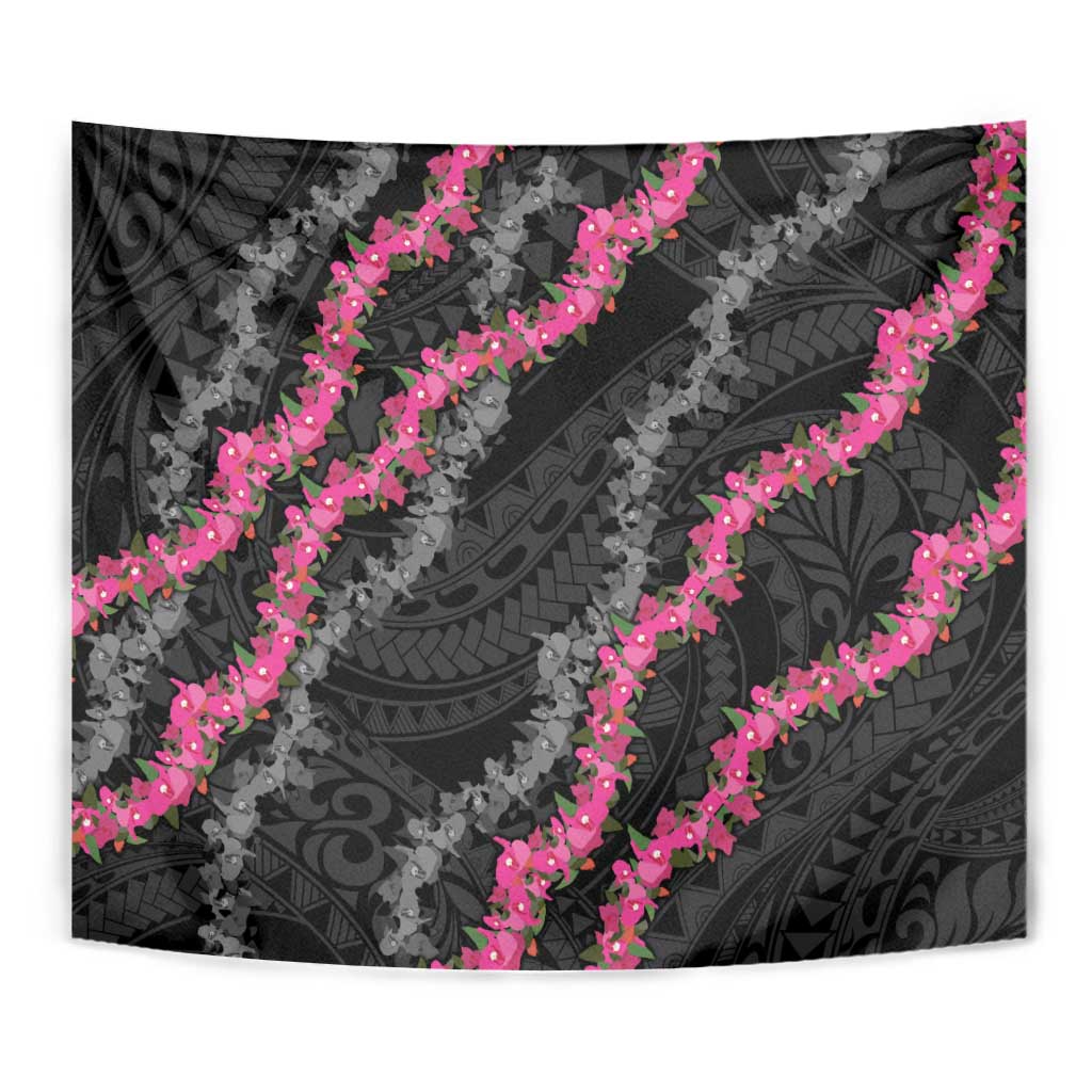 Guam Bougainvillea Lei Tapestry Chamorro Tribal Pattern LT9 - Polynesian Pride