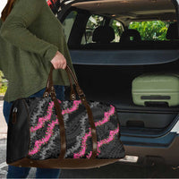 Guam Bougainvillea Lei Travel Bag Chamorro Tribal Pattern - Polynesian Pride