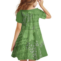 Hawaii Molokai Island Kukui Nut Flowers Family Matching Mermaid Dress and Hawaiian Shirt Tribal Kakau Pattern LT9 - Polynesian Pride