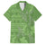 Hawaii Molokai Island Kukui Nut Flowers Hawaiian Shirt Tribal Kakau Pattern