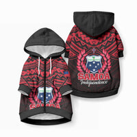 Samoa Independence Day Pet Hoodie Ulafa Polynesian Unique Red No1 LT9 Zip-up Red - Polynesian Pride