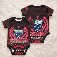 Samoa Independence Day Baby Onesie Ulafa Polynesian Unique Red No2 LT9 - Polynesian Pride