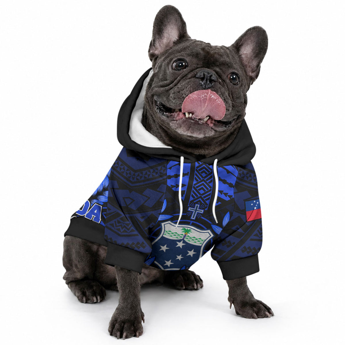 Samoa Independence Day Pet Hoodie Ulafa Polynesian Unique Blue No3 LT9 - Polynesian Pride