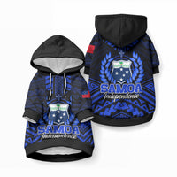 Samoa Independence Day Pet Hoodie Ulafa Polynesian Unique Blue No3 LT9 Pullover Blue - Polynesian Pride