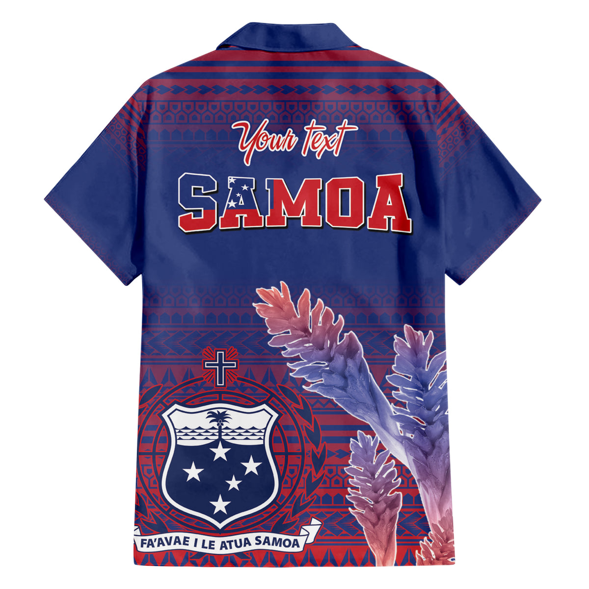 Custom Samoa 1962 Independence Day Custom Family Matching Short Sleeve Bodycon Dress and Hawaiian Shirt Manuia le Aso Tuto'atasi Ula Nifo Blue Art LT9 - Polynesian Pride