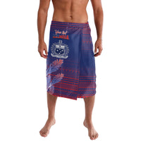 Custom Samoa 1962 Independence Day Custom Lavalava Manuia le Aso Tuto'atasi Ula Nifo Blue Art LT9 Blue - Polynesian Pride