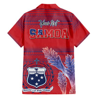Custom Samoa 1962 Independence Day Custom Family Matching Long Sleeve Bodycon Dress and Hawaiian Shirt Manuia le Aso Tuto'atasi Ula Nifo Red Art LT9 - Polynesian Pride