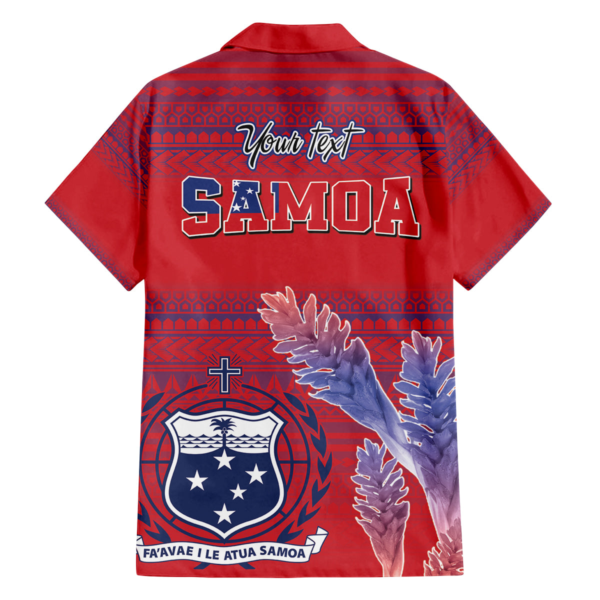 Custom Samoa 1962 Independence Day Custom Family Matching Tank Maxi Dress and Hawaiian Shirt Manuia le Aso Tuto'atasi Ula Nifo Red Art LT9 - Polynesian Pride