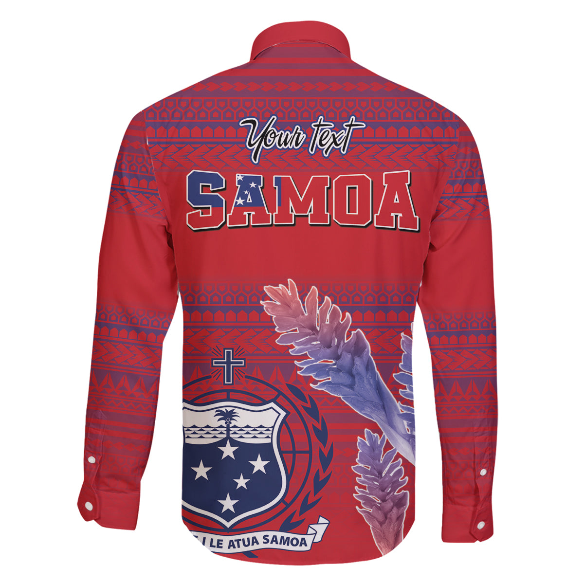 Custom Samoa 1962 Independence Day Custom Family Matching Tank Maxi Dress and Hawaiian Shirt Manuia le Aso Tuto'atasi Ula Nifo Red Art LT9 - Polynesian Pride