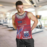 Custom Samoa 1962 Independence Day Custom Men Tank Top Manuia le Aso Tuto'atasi Ula Nifo Red Art