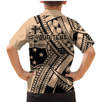 Custom Samoa Manuia le 62 Tausaga O le Tutoatasi Family Matching Mermaid Dress and Hawaiian Shirt Samoan Tatau Beige Art LT9 - Polynesian Pride