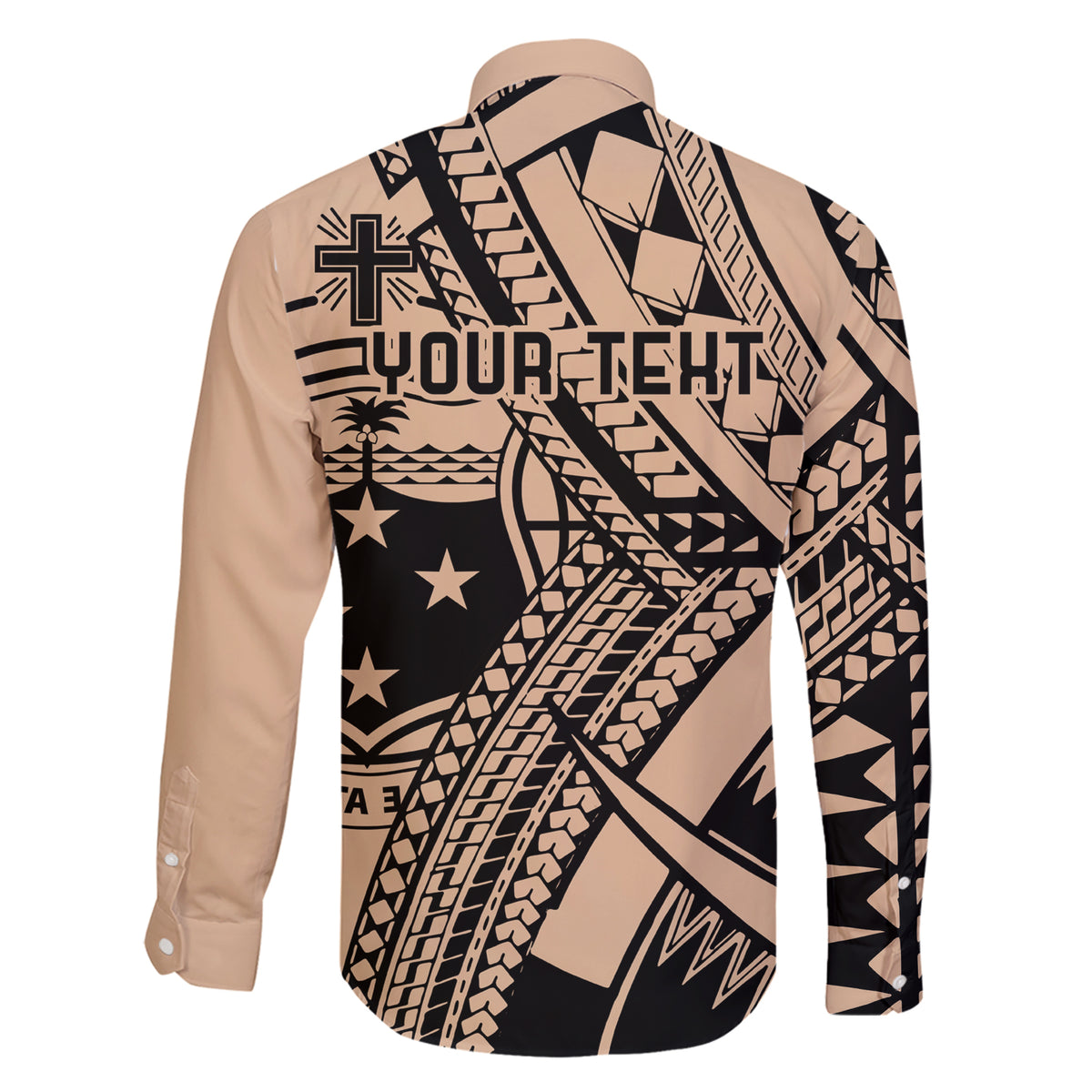 Custom Samoa Manuia le 62 Tausaga O le Tutoatasi Family Matching Short Sleeve Bodycon Dress and Hawaiian Shirt Samoan Tatau Beige Art LT9 - Polynesian Pride