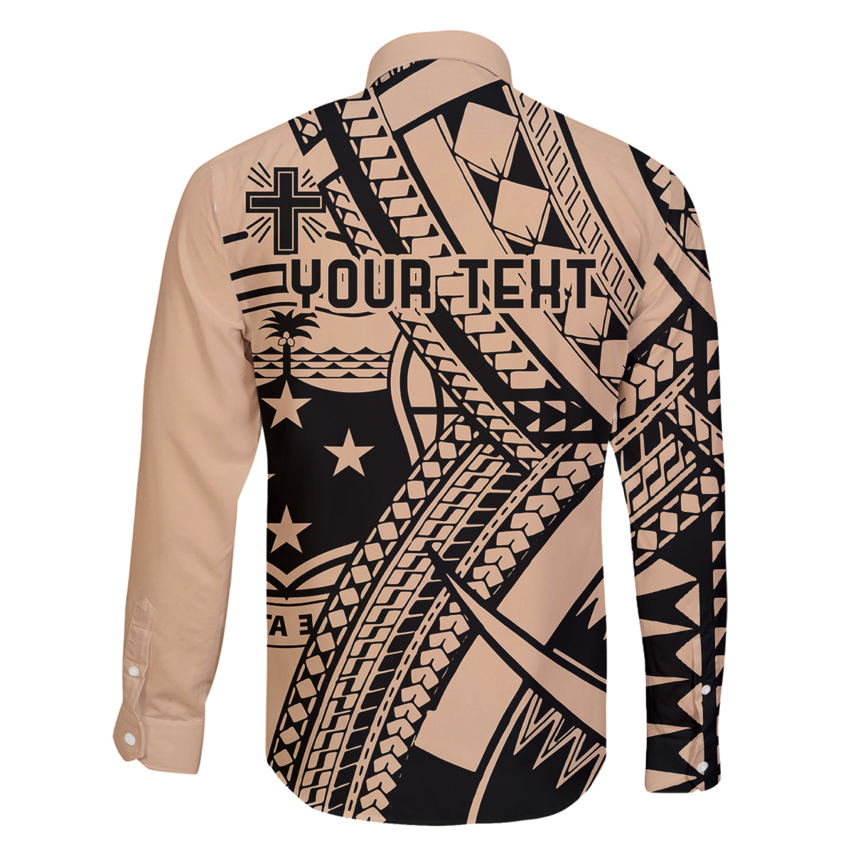Custom Samoa Manuia le 62 Tausaga O le Tutoatasi Family Matching Summer Maxi Dress and Hawaiian Shirt Samoan Tatau Beige Art LT9 - Polynesian Pride