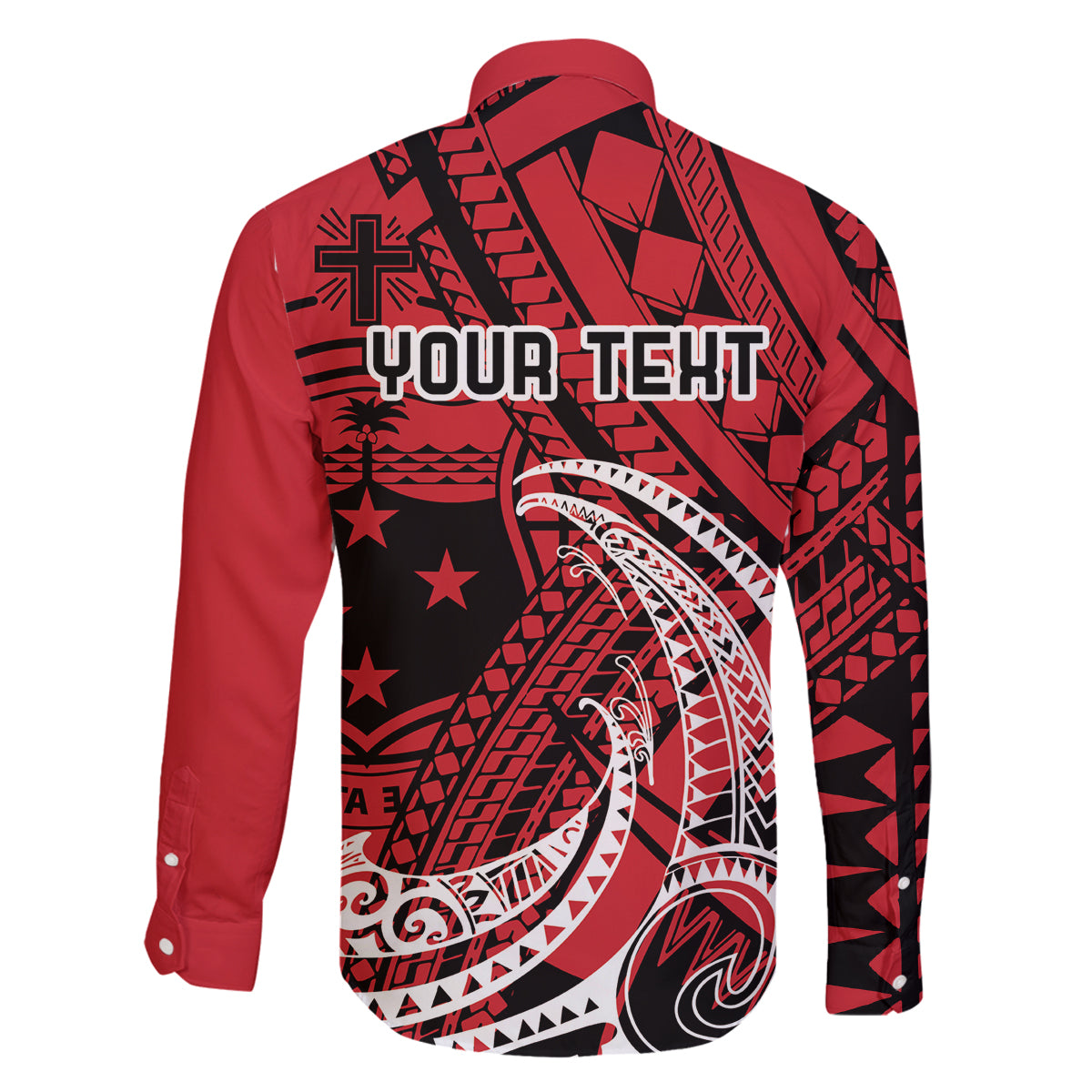 Custom Samoa Manuia le 62 Tausaga O le Tutoatasi Family Matching Mermaid Dress and Hawaiian Shirt Samoan Tatau Red Art LT9 - Polynesian Pride