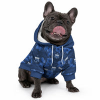 Manu Samoa Rugby Pet Hoodie Polynesian Style With Hibiscus LT9 - Polynesian Pride