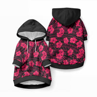 Polynesian Pride Hawaii Style With Hibiscus Pet Hoodie Pink LT9 Pullover Pink - Polynesian Pride