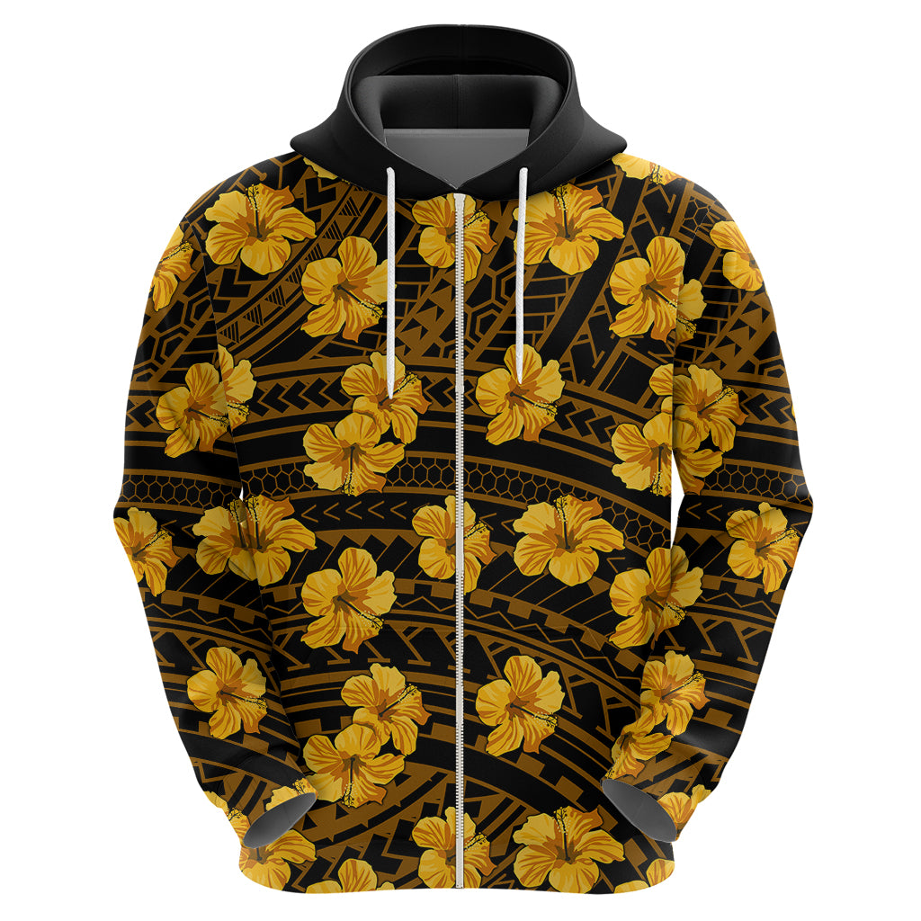 Polynesian Pride Hawaii Style With Hibiscus Hoodie Yellow LT9 - Polynesian Pride