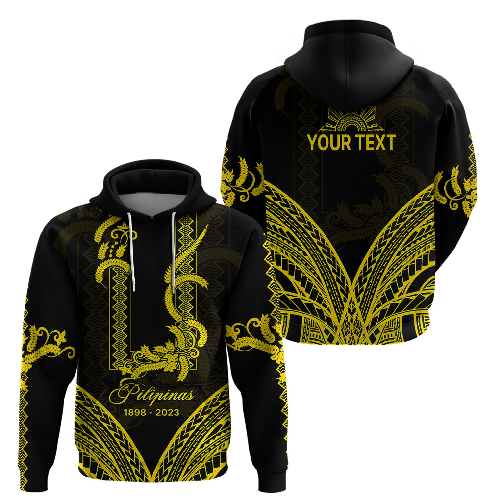 Custom Philippines Independence Day Hoodie Pechera With Side Barong Patterns LT9 - Polynesian Pride