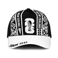 Personalised New Zealand Football White Fern Supporter Baseball Net Cap