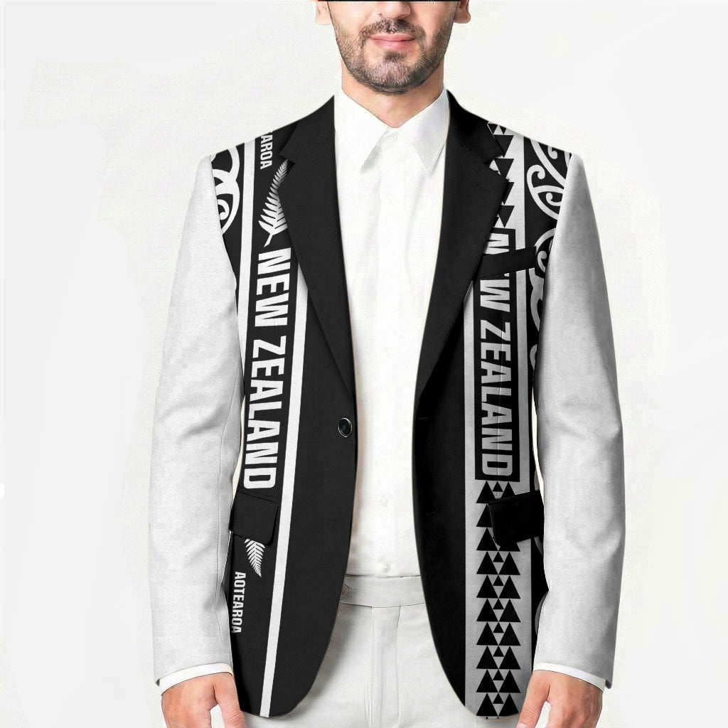 Custom New Zealand Football White Fern Supporter Blazer LT9 - Polynesian Pride