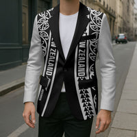 Custom New Zealand Football White Fern Supporter Blazer LT9 - Polynesian Pride