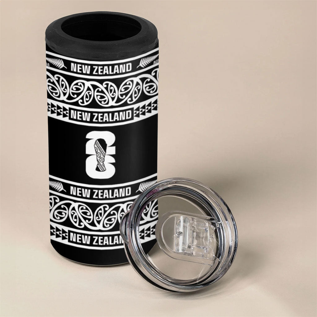 New Zealand Football White Fern Supporter 4 in 1 Can Cooler Tumbler LT9 - Polynesian Pride