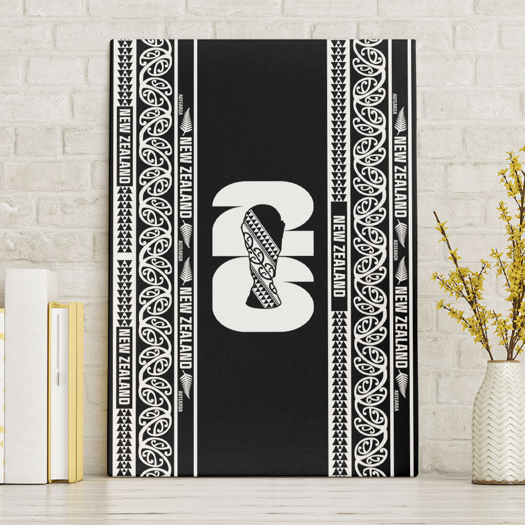 New Zealand Football White Fern Supporter Canvas Wall Art