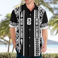 Custom New Zealand Football White Fern Supporter Hawaiian Shirt