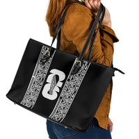 New Zealand Football White Fern Supporter Leather Tote Bag