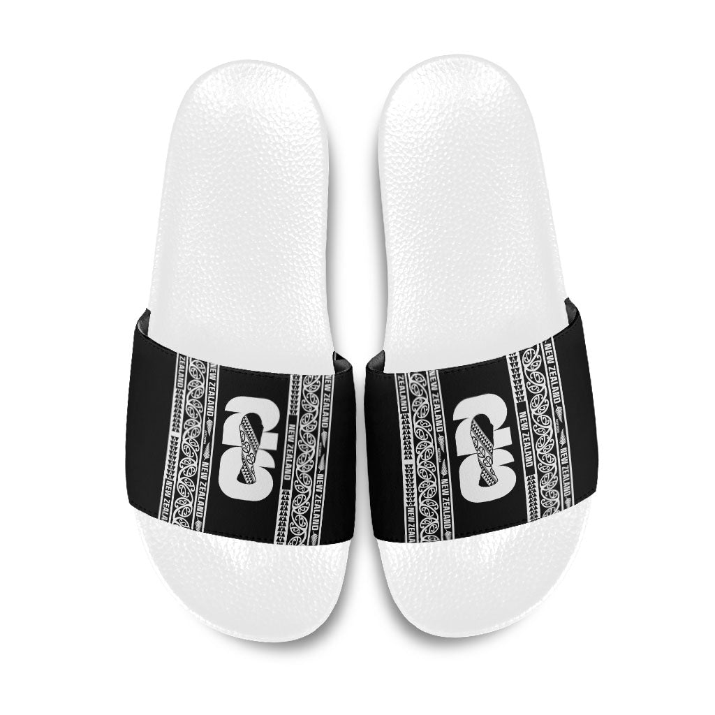 New Zealand Football White Fern Supporter Slide Sandals